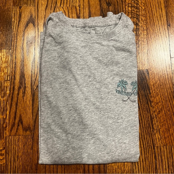 Vineyard Vines Palm Hockey League Men’s Long-Sleeve Tee - Size Small - Picture 1 of 6